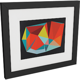 Perspective view of Henri Boissiere, Triangulation No. 6