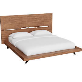 Perspective view of Anaho Bed King