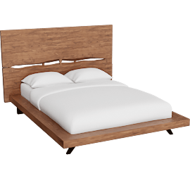 Perspective view of Anaho Bed Queen