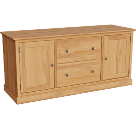 Perspective view of Cartwright Credenza- Prairie