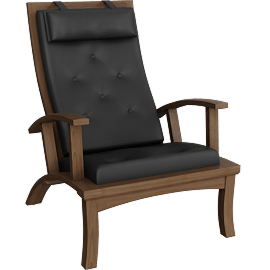 Perspective view of Lolling Chair