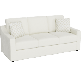Perspective view of Mingle Slope Arm Foam Sofa