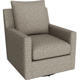 Perspective view of Bellevue 29.5 Swivel Glider Arm Chair, Sand