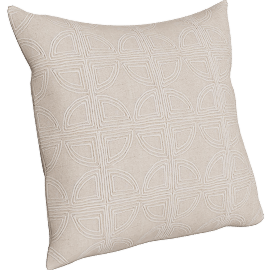Perspective view of Ellis Pillow, Natural