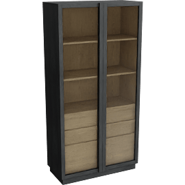 Perspective view of Brakka Book Shelf