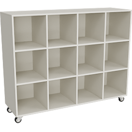 Perspective view of Bag Storage - 4w x 3h - 1648w x 500d x 1325h