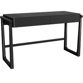 Perspective view of Sorrento Desk, Black