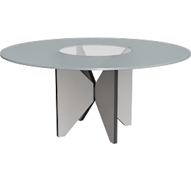 Perspective view of SATURNO DINING TABLE