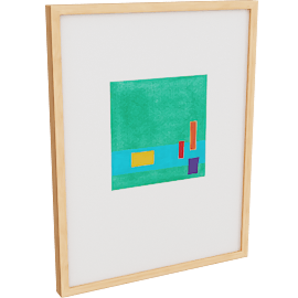 Perspective view of Juni Van Dyke, Green Untitled 2025