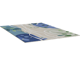 Perspective view of STILL WATERS, 5'4"X7'8"