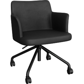 Perspective view of Studio Office Chair Black
