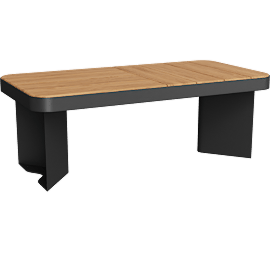 Perspective view of Cohort Duo Bench - 1170w x 585d x 420h