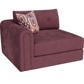 Perspective view of Darcy - LAF Arm Chair