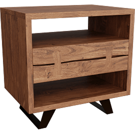 Perspective view of Anaho Nightstand