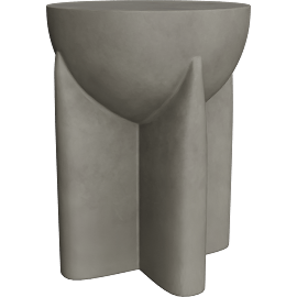 Perspective view of Element 14 Round Concrete Bunching Coffee Table