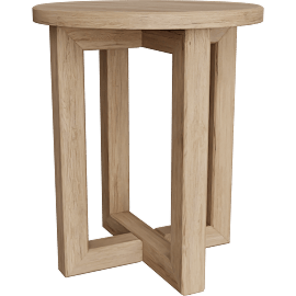 Perspective view of Arlo End Table