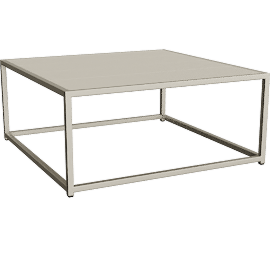 Perspective view of Solea Outdoor Coffee Table