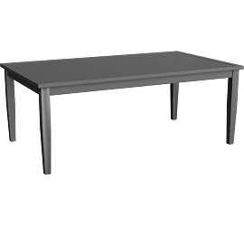 Perspective view of PORTOFINO METAL OUTDOOR COFFEE TABLE