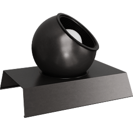 Perspective view of Iona Table Lamp Black