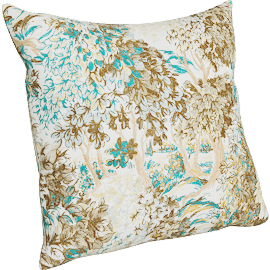 Perspective view of Enchanted Forest Embroidered Pillow
