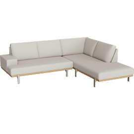Perspective view of Solea Outdoor Sectional Sofa
