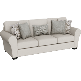 Perspective view of Athena Mushroom Sofa