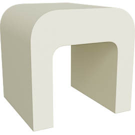 Perspective view of Osna Side Table Alabaster