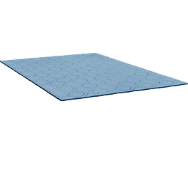 Perspective view of MELLOW MOROCCO RUG, RECT, 4 X 6