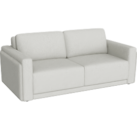 Perspective view of Elio Sofa Bed Greige