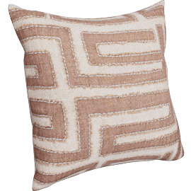 Perspective view of Matti Pillow Sepia