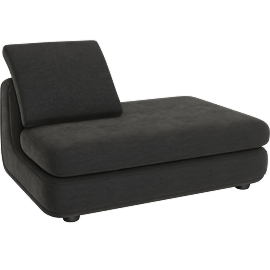 Perspective view of AMERICANO - OPEN CHAISE SHORT LAF - STANDARD