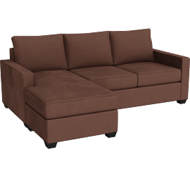 Perspective view of Mathers Sofa With Reversible Chaise, Spice