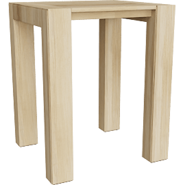 Perspective view of Canyon Outdoor Bar Table