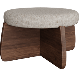 Perspective view of Stella Ottoman