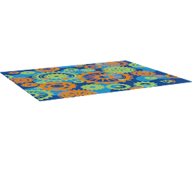 Perspective view of RUG-PREP-GEARS-RECT 11'X13'6"