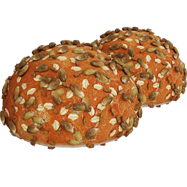 Perspective view of Bread Rolls