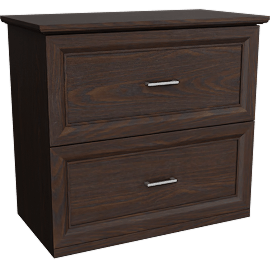 Perspective view of Frederick Traditional Brown 31 File Cabinet
