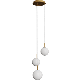 Perspective view of Casen 20" Round Chandelier, Matte