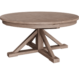 Perspective view of Sintra Round Dining Table