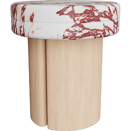 Perspective view of Terranova Indoor / Outdoor Side Table