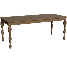Perspective view of Hopkinton Brown Extendable 72-90 Counter Height Table