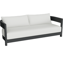 Perspective view of Onda Outdoor 3 Seater Sofa