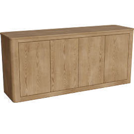 Perspective view of Zadie Oak Server