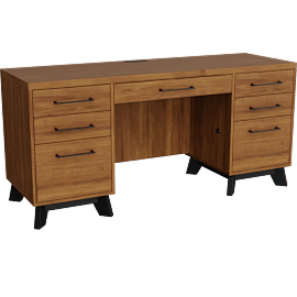 Perspective view of Avie Credenza Desk