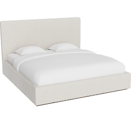 Perspective view of Citra California King Upholstered Platform Bed
