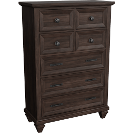 Perspective view of Fitzgerald 5-Drawer Chest