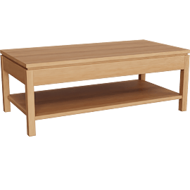 Perspective view of Henry Coffee Table