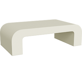 Perspective view of Osna Coffee Table Alabaster