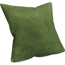 Perspective view of Sammy Olive Pillow