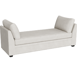Perspective view of Bonaterra II 86 Chaise Lounge, Sand